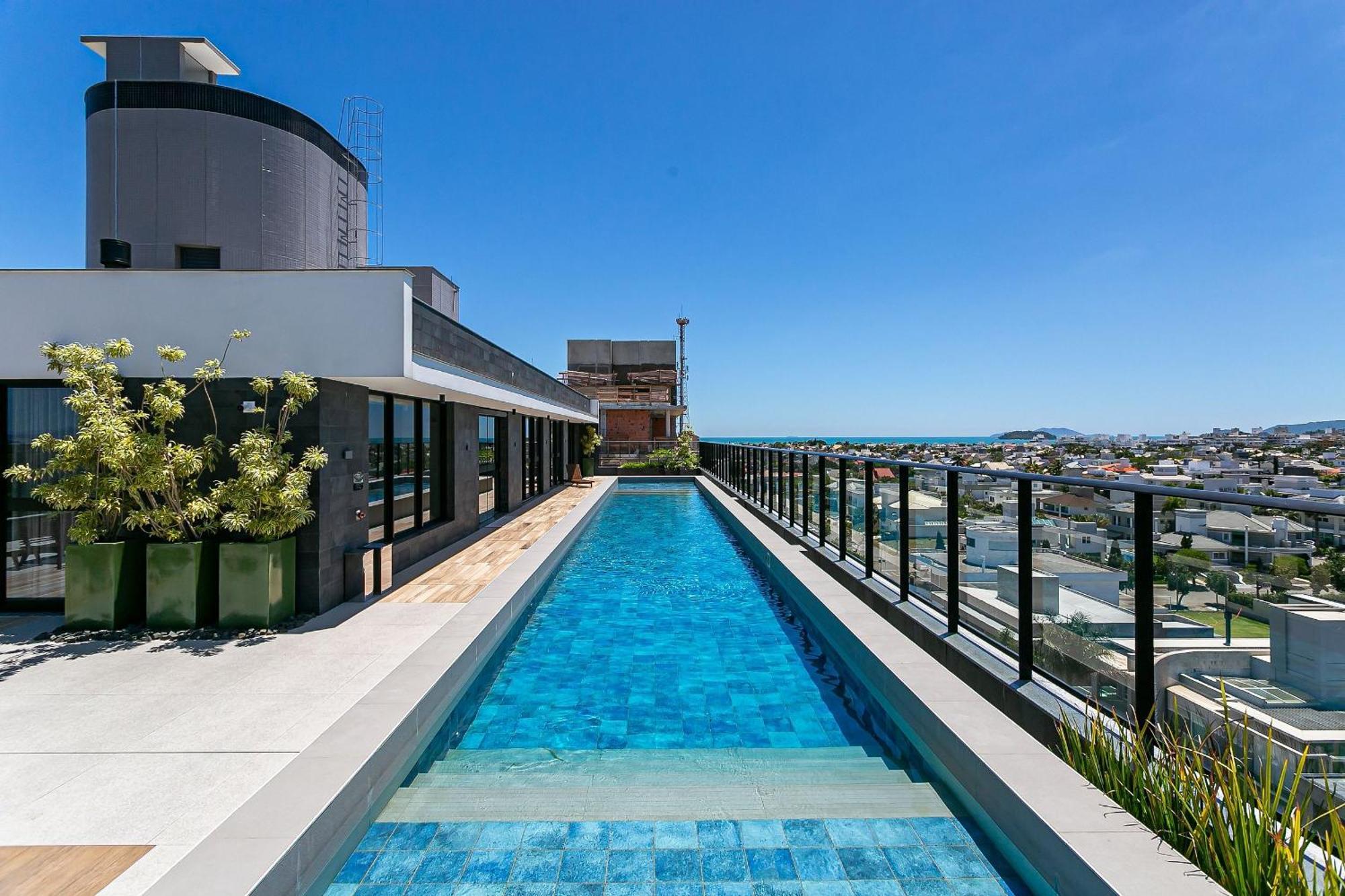 Florianópolis Wi-Fi 300Mb | Rooftop Com Piscina Em Jurere #Ja15 מראה חיצוני תמונה